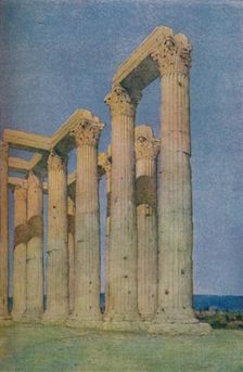 The Temple of the Olympian Zeus at Athens 1913