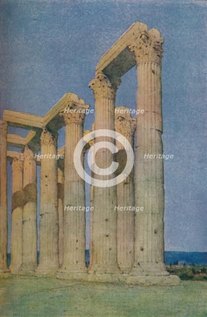 'The Temple of the Olympian Zeus at Athens', 1913. Artist: Unknown.