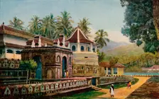 The Temple of the Sacred Tooth, Kandy 1913. Artist: Thyra Creyke-Clark