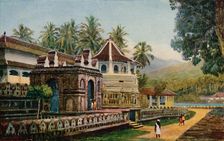 The Temple of the Sacred Tooth, Kandy 1913. Artist: Thyra Creyke-Clark