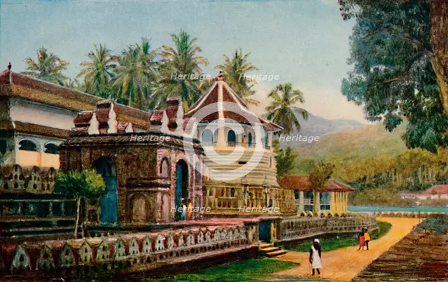 'The Temple of the Sacred Tooth, Kandy', 1913. Artist: Thyra Creyke-Clark.