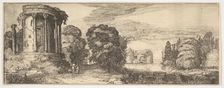 The Temple of the Sibyl at Tivoli (from Landscapes and Ruins), ca. 1615. Creator: Jan van de Velde II