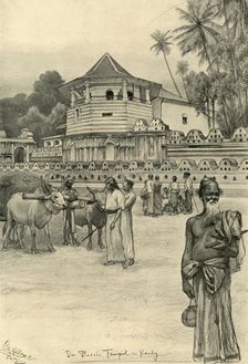 The Temple of the Tooth, Kandy, Ceylon, 1898. Creator: Christian Wilhelm Allers