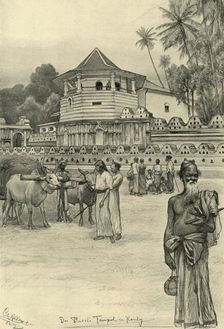 The Temple of the Tooth, Kandy, Ceylon, 1898. Creator: Christian Wilhelm Allers