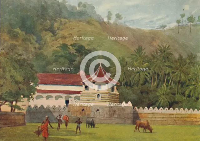'The Temple of the Tooth, Kandy - Exterior', c1880 (1905). Creator: Alexander Henry Hallam Murray.