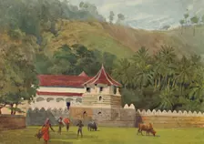 The Temple of the Tooth, Kandy - Exterior c1880 (1905). Creator: Alexander Henry Hallam Murray