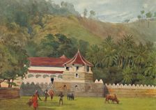 The Temple of the Tooth, Kandy - Exterior c1880 (1905). Creator: Alexander Henry Hallam Murray