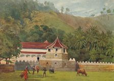 The Temple of the Tooth, Kandy - Exterior c1880 (1905). Creator: Alexander Henry Hallam Murray