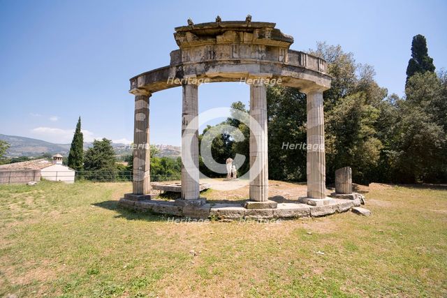 The Temple of Venus at Hadrian's Villa, Tivoli, Italy. Creator: Samuel Magal.