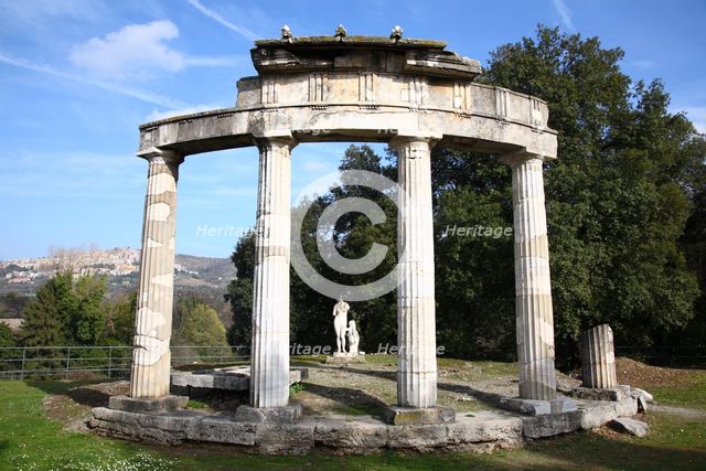 The Temple of Venus at Hadrian's Villa, Tivoli, Italy. Creator: Samuel Magal.