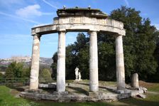 The Temple of Venus at Hadrian's Villa, Tivoli, Italy. Creator: Samuel Magal