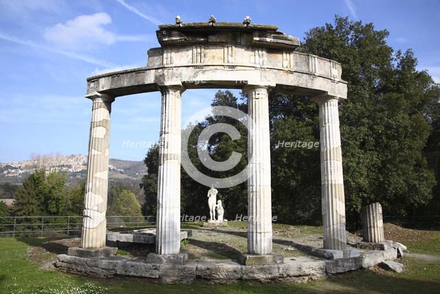 The Temple of Venus at Hadrian's Villa, Tivoli, Italy. Artist: Samuel Magal