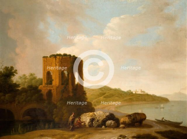 The Temple Of Venus, Bay Of Baiae, 1800. Creator: William Marlow.