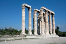 The Temple of Zeus Olympios, Athens, Greece. Creator: Samuel Magal