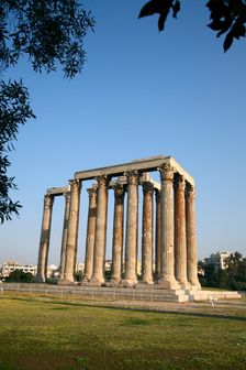 The Temple of Zeus Olympios, Athens, Greece. Creator: Samuel Magal