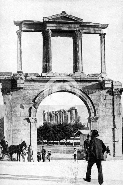 The Temple of Zeus, Olympia, Greece, 1922.Artist: Keystone