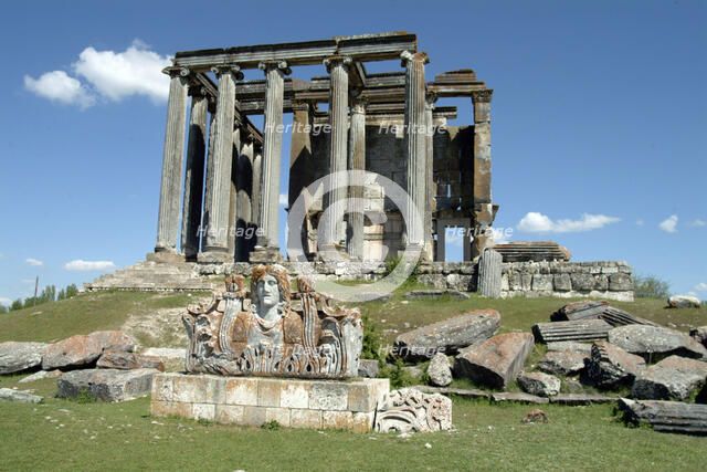 The Temple of Zeus, Aizanoi, Turkey. Artist: Samuel Magal