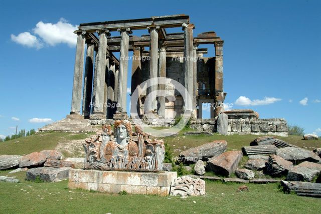The Temple of Zeus, Aizanoi, Turkey. Creator: Samuel Magal.