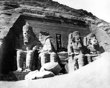 The Temple of Abu Simbel, Nubia, Egypt, 1878. Artist: Felix Bonfils