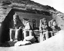 The Temple of Abu Simbel, Nubia, Egypt, 1878. Artist: Felix Bonfils