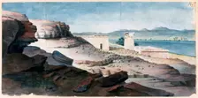 The Temple of Amada in Nubia 19th century. Artist: Nestor l'Hote