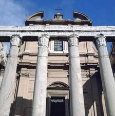 The Temple of Antoninus and Faustina, Rome