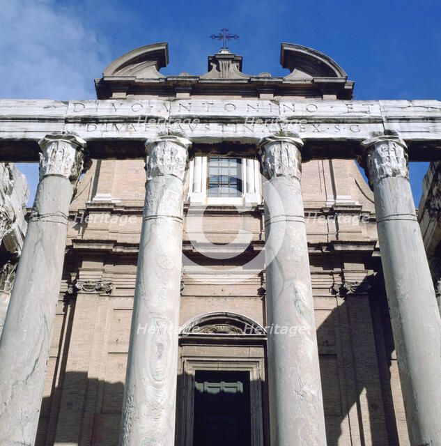 The Temple of Antoninus and Faustina, Rome. Artist: Unknown