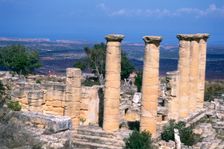 The Temple of Apollo, Cyrene, Libya, 6th century BC. Creator: Vivienne Sharp