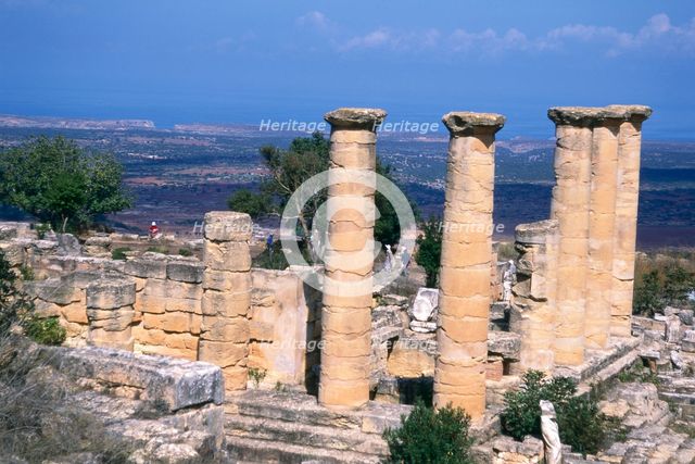 The Temple of Apollo, Cyrene, Libya, 6th century BC. Creator: Vivienne Sharp.