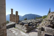 The Temple of Apollo, Delphi, Greece. Artist: Samuel Magal