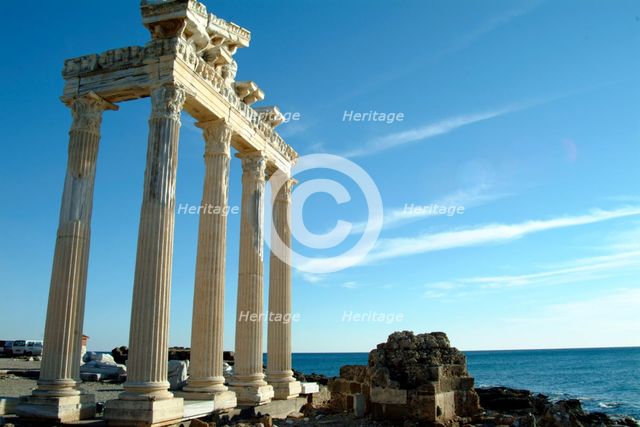 The Temple of Apollo, Side, Turkey. Creator: Samuel Magal.