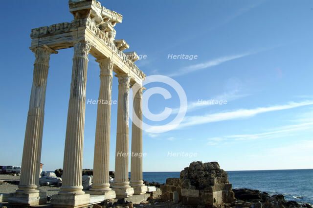 The Temple of Apollo, Side, Turkey. Artist: Samuel Magal
