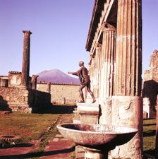 The Temple of Apollo, Pompeii, Italy. Creator: Unknown