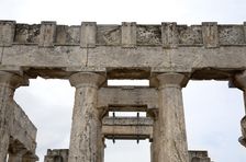 The Temple of Aphaea, Aegina, Greece. Artist: Samuel Magal