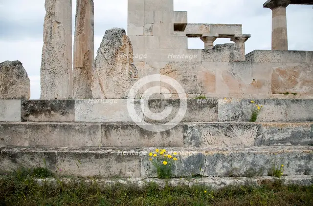 The Temple of Aphaea, Aegina, Greece. Creator: Samuel Magal.