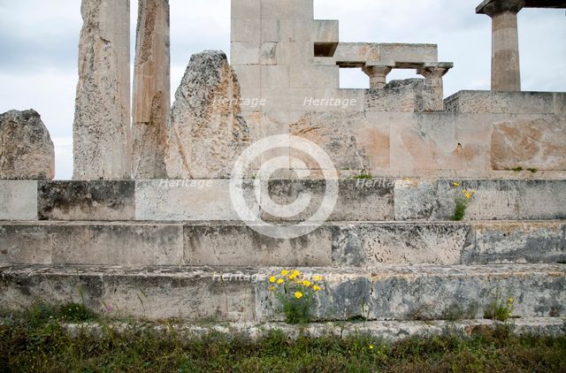 The Temple of Aphaea, Aegina, Greece. Creator: Samuel Magal.