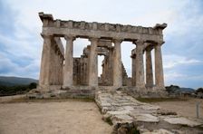 The Temple of Aphaea, Aegina, Greece. Creator: Samuel Magal