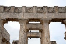 The Temple of Aphaea, Aegina, Greece. Creator: Samuel Magal