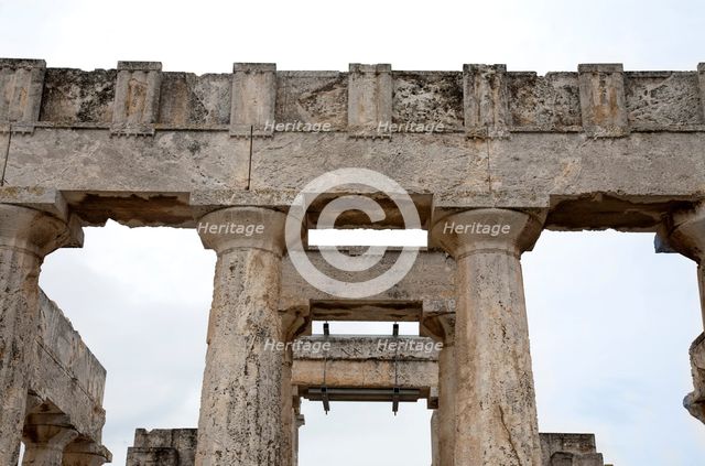 The Temple of Aphaea, Aegina, Greece. Creator: Samuel Magal.