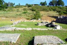 The Temple of Aphrodite at Dodona, Greece. Creator: Samuel Magal