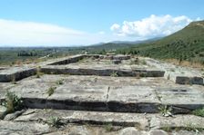 The Temple of Artemis Laphria at Kalydon, Greece. Creator: Samuel Magal