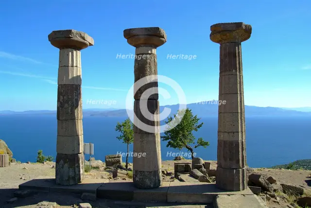 The Temple of Athena, Assos, Turkey. Creator: Samuel Magal.