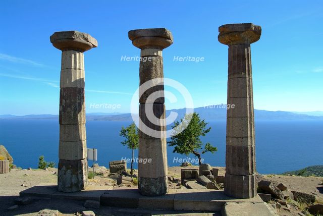 The Temple of Athena, Assos, Turkey. Creator: Samuel Magal.