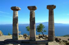 The Temple of Athena, Assos, Turkey. Creator: Samuel Magal