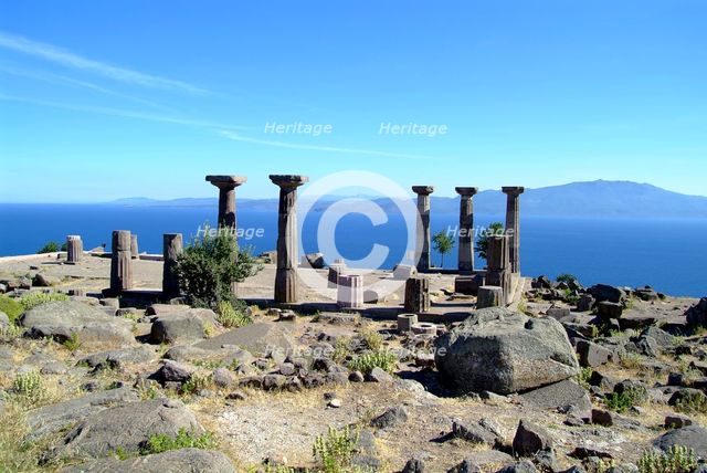 The Temple of Athena, Assos, Turkey. Creator: Samuel Magal.
