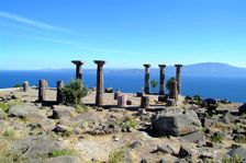 The Temple of Athena, Assos, Turkey. Creator: Samuel Magal