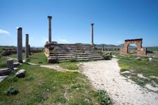 The Temple of Baal (Balaat) at Thuburbo Majus, Tunisia. Creator: Samuel Magal