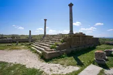 The Temple of Baal (Balaat) at Thuburbo Majus, Tunisia. Creator: Samuel Magal