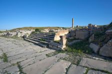 The Temple of Bacchus at Mactaris, Tunisia. Creator: Samuel Magal