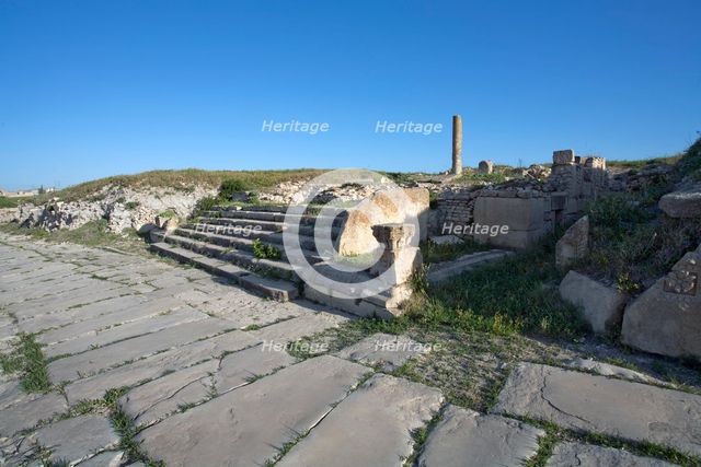 The Temple of Bacchus at Mactaris, Tunisia. Creator: Samuel Magal.